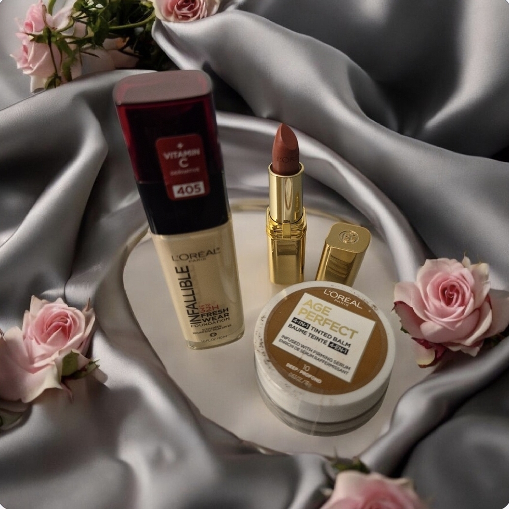 L'Oreal Infallible 24H Fresh Wear Foundation and Age Perfect Balm with Vitamin C